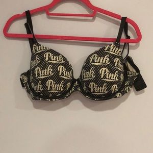 Pink Victoria’s Secret bra